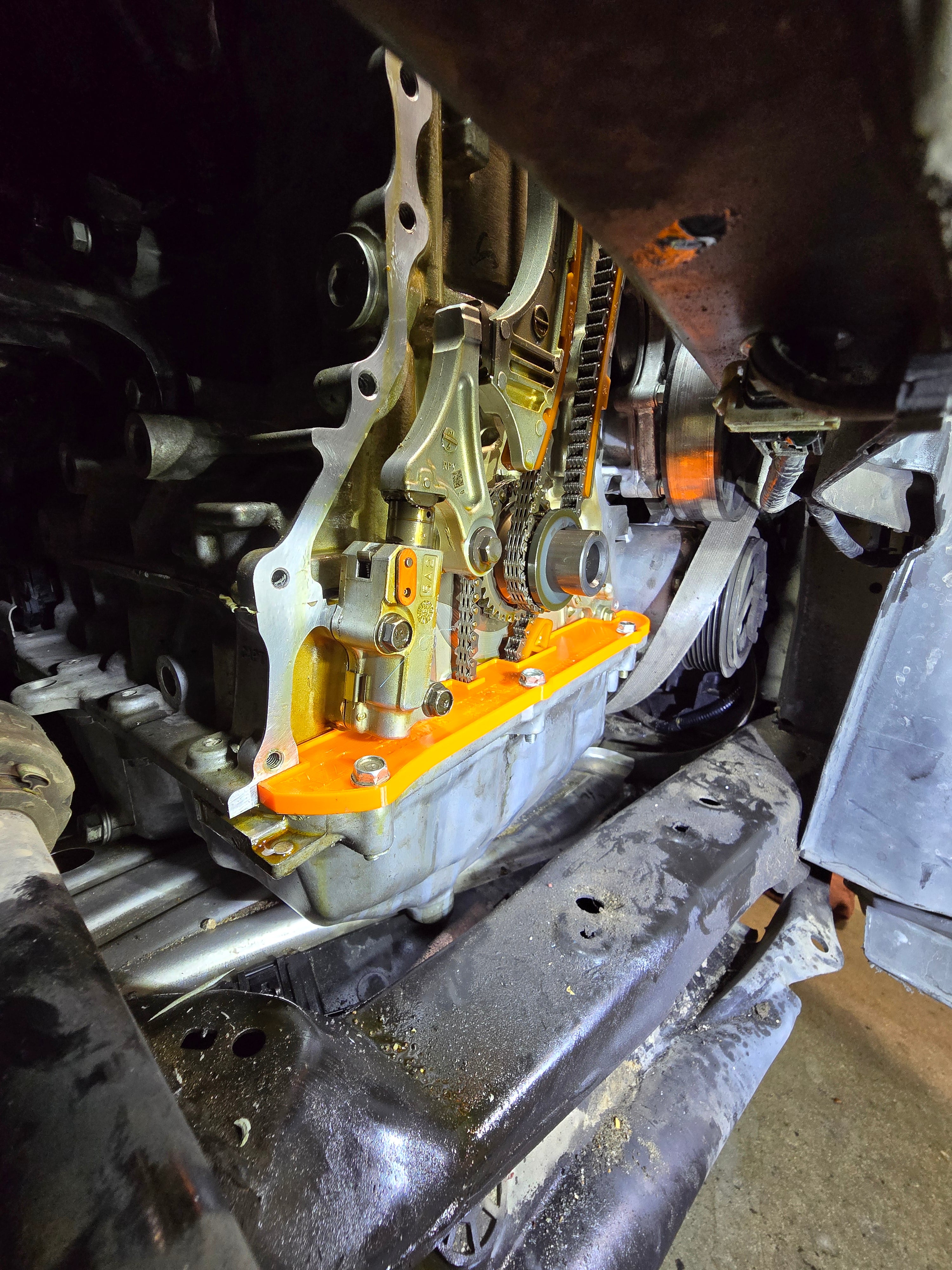 Oil Pan Cover Honda K20 Earth Dreams - 3D Printed