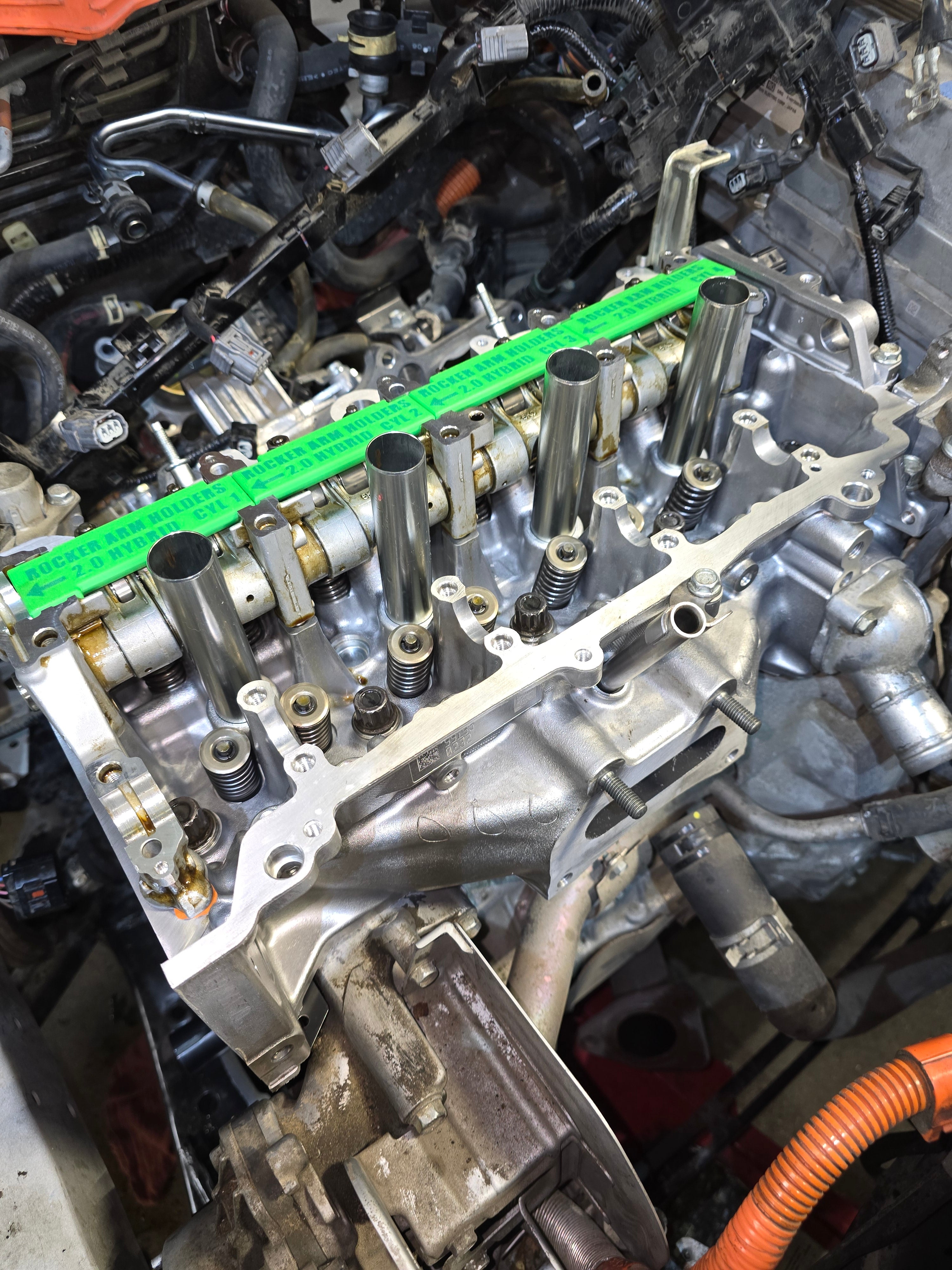 2.0 Hybrid Cylinder Head Disassembly Tray & Rocker Arm Holders