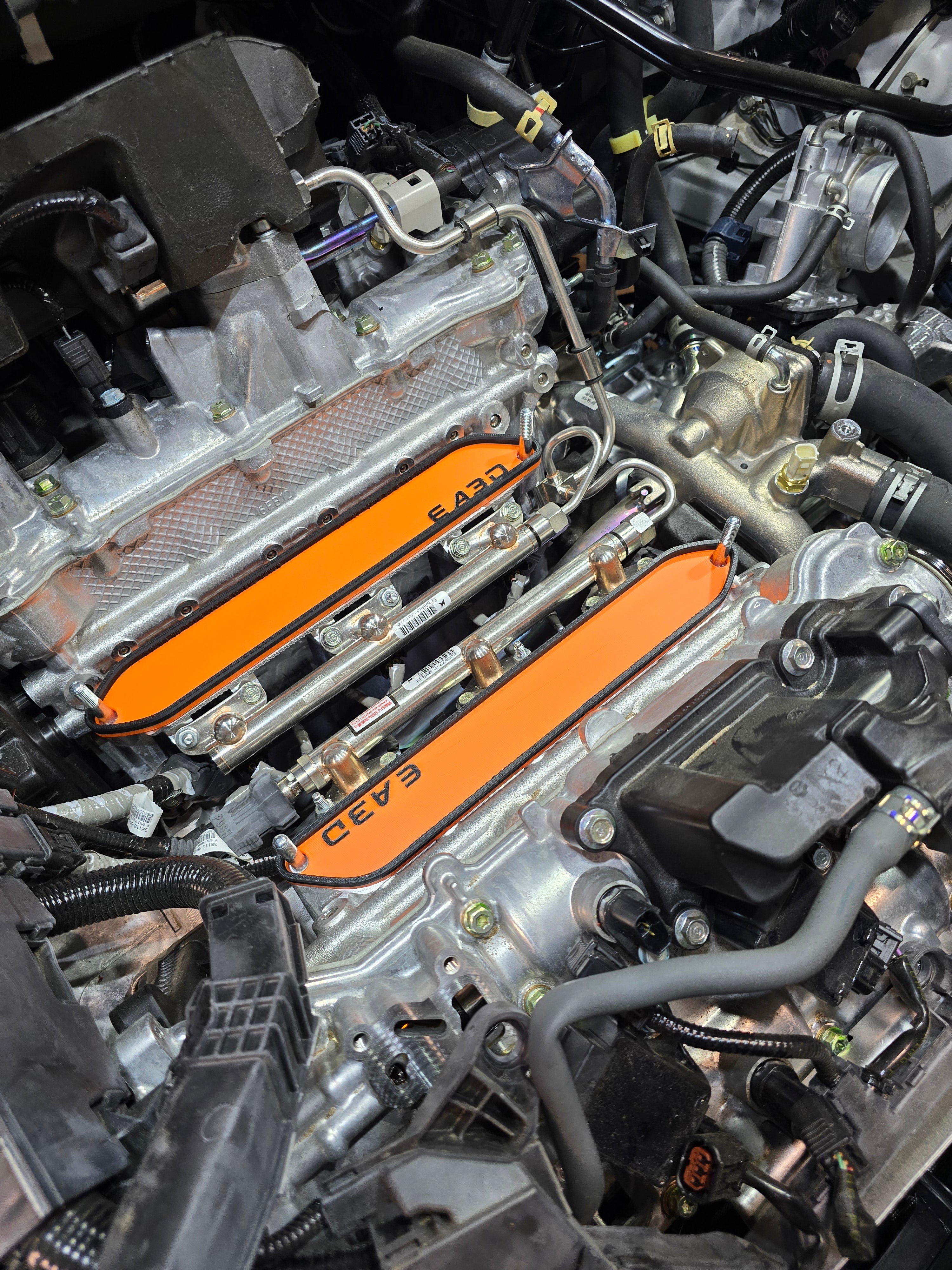 Honda DOHC V6 Lower Intake Covers - 3D Printed