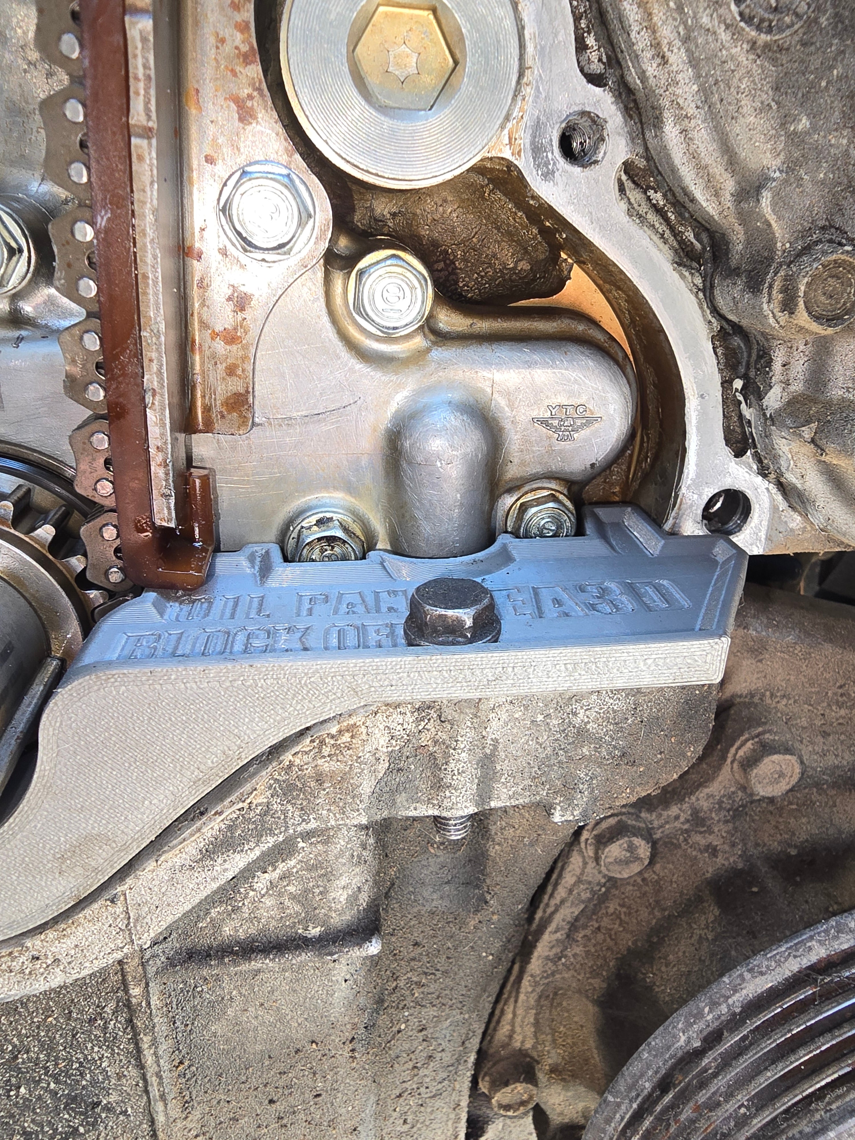 Oil Pan Cover Honda Fit - 3D Printed