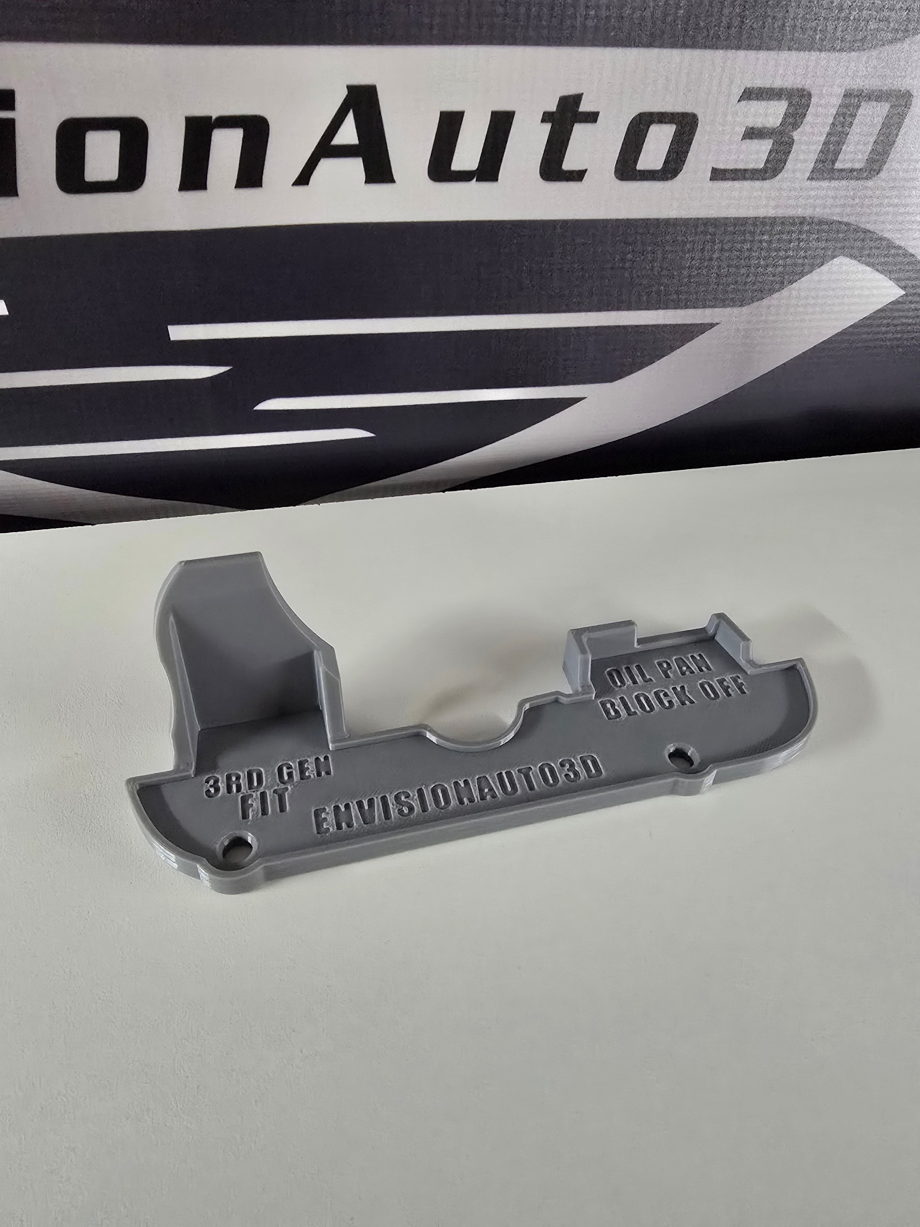 Oil Pan Cover Honda Fit - 3D Printed