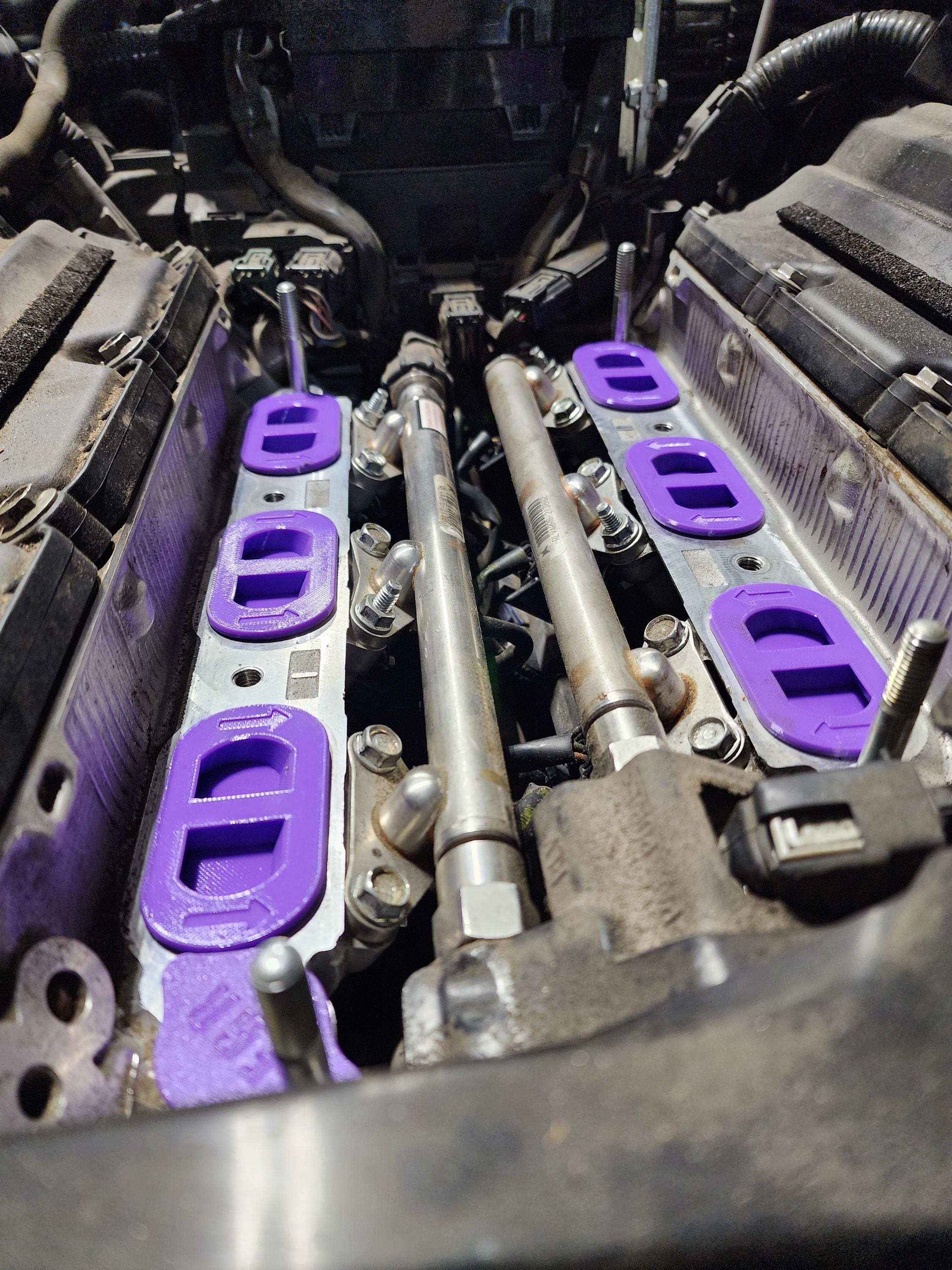 J35 Earth Dreams Individual Lower Intake Port Covers Honda & Acura- 3D Printed