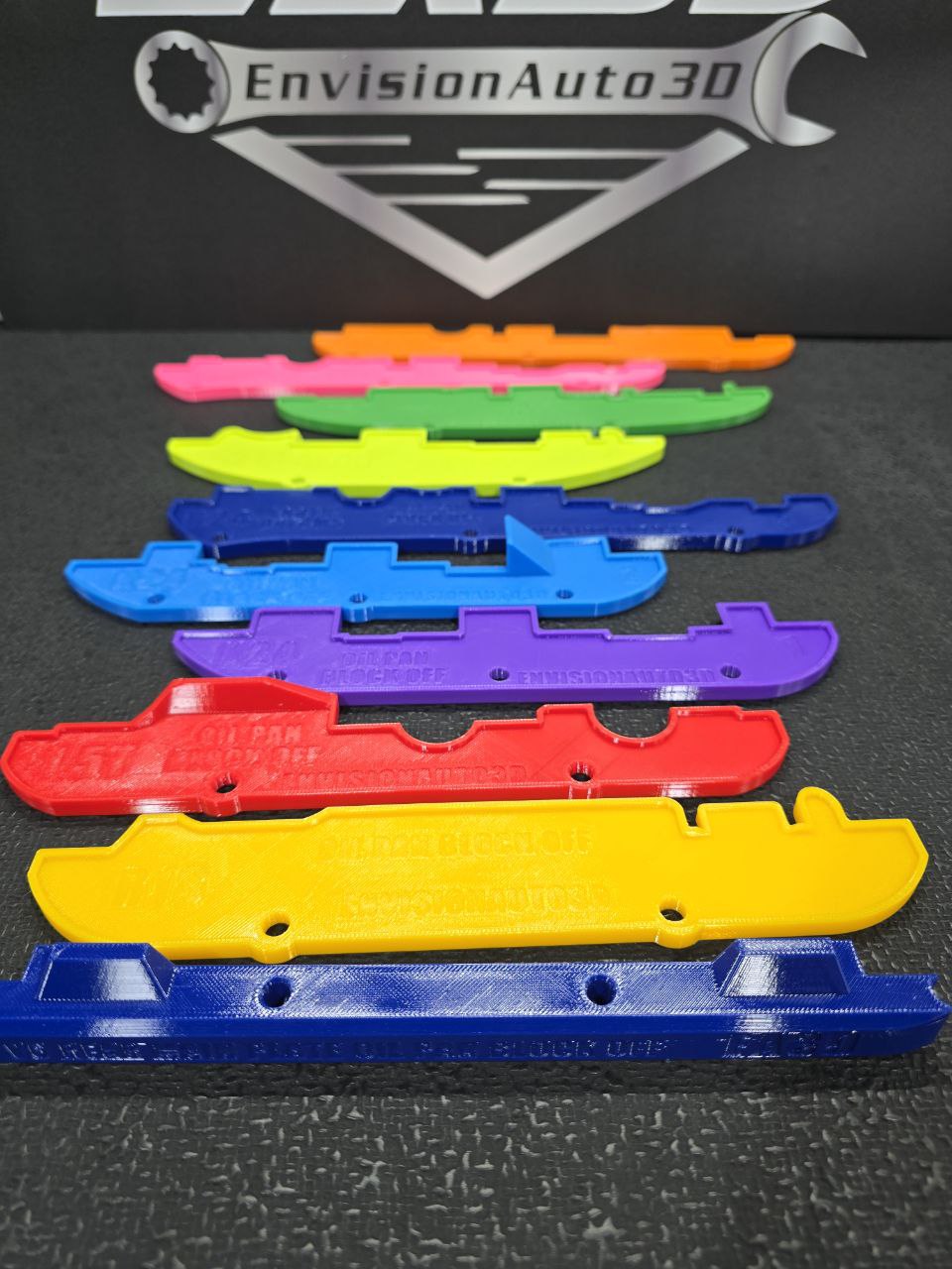 Oil Pan Block Off Bundle (10 Covers) - All Currently Available Cover Plates - 3D Printed